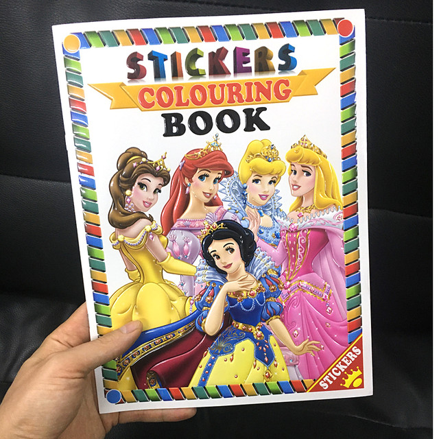 Disney Coloring Books Princesses  Disney Coloring Books Stickers